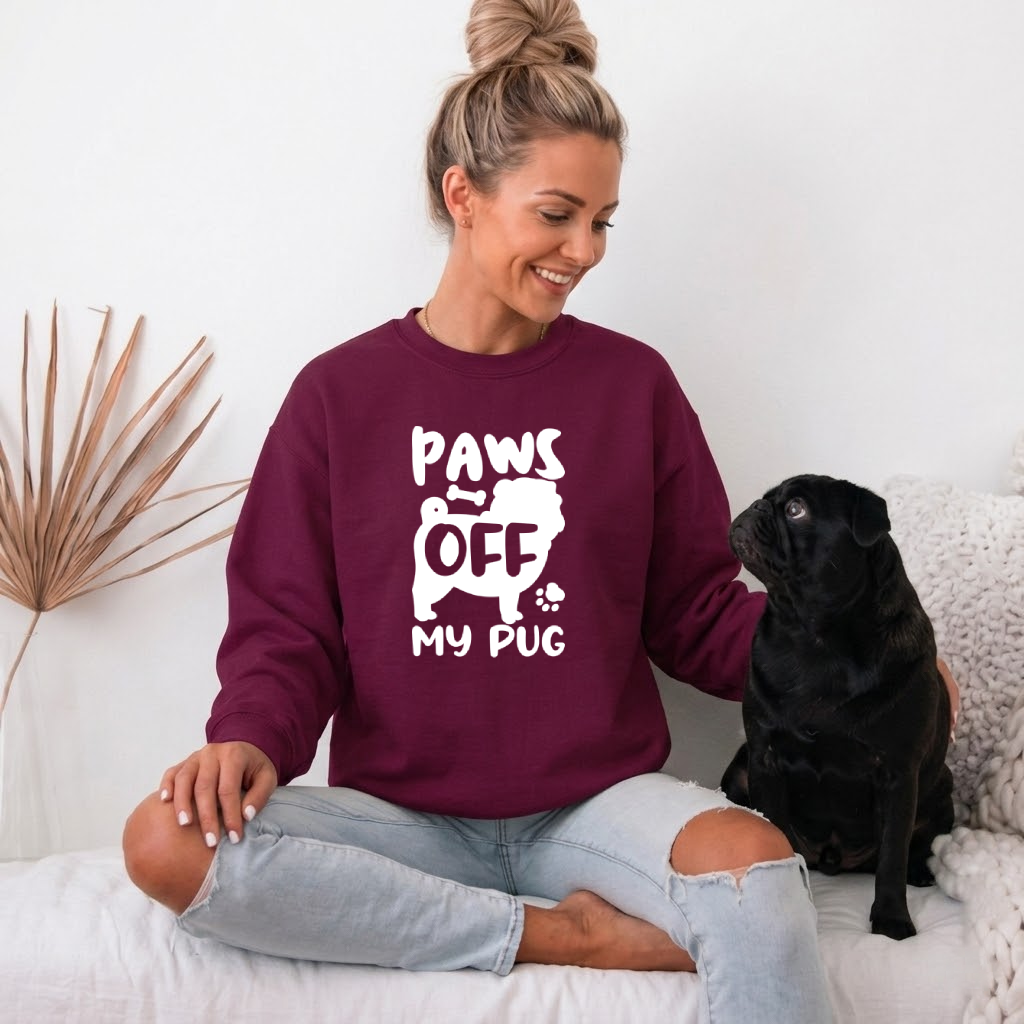 Thor - Unisex Cotton Sweater for Pug Lovers