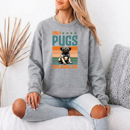 Ace - Unisex Cotton Sweater for Pug Lovers
