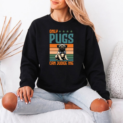 Ace - Unisex Cotton Sweater for Pug Lovers