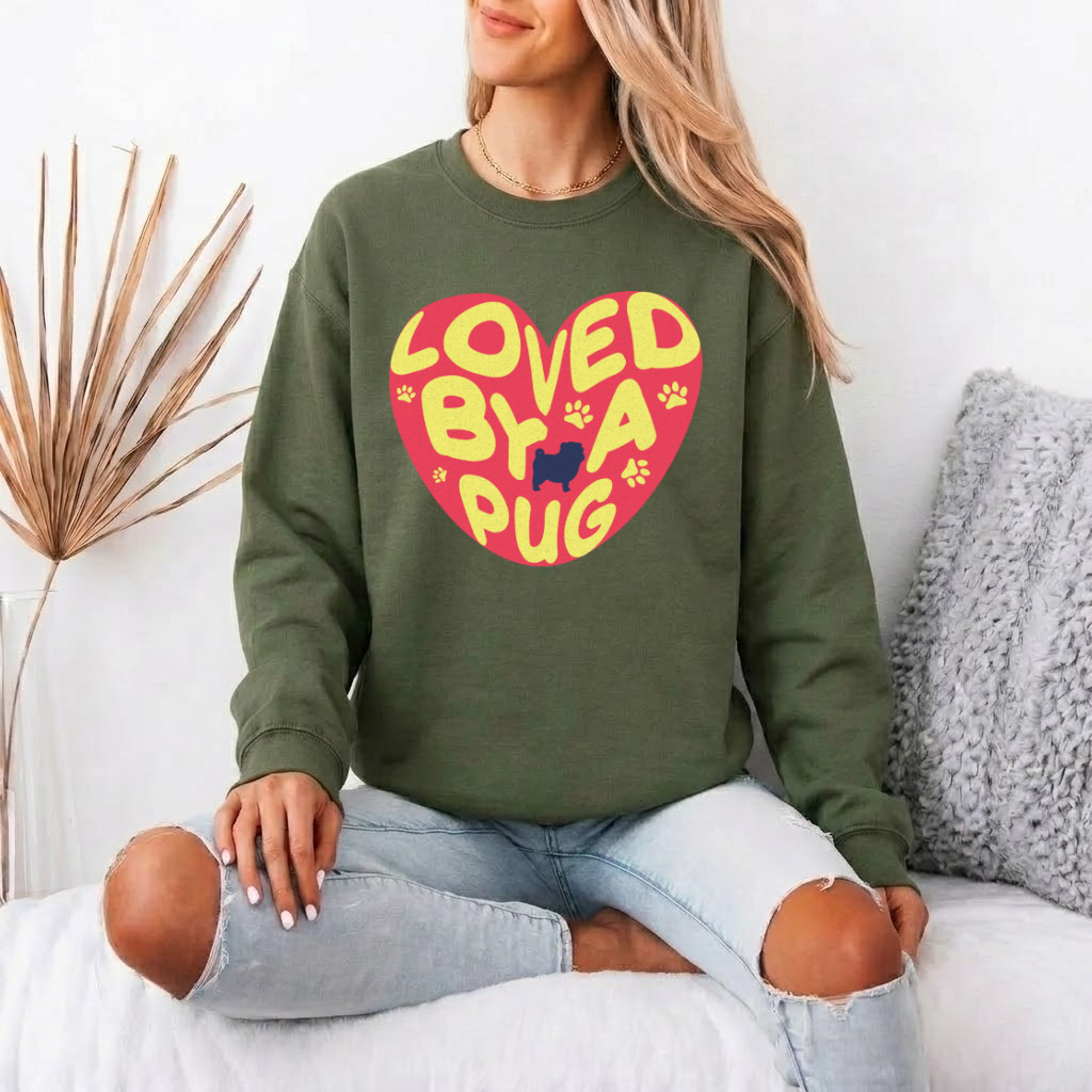 Zara - Unisex Cotton Sweater for Pug Lovers