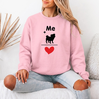 Luna - Unisex Cotton Sweater for Pug Lovers