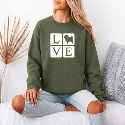 Luna - Unisex Cotton Sweater for Pug Lovers