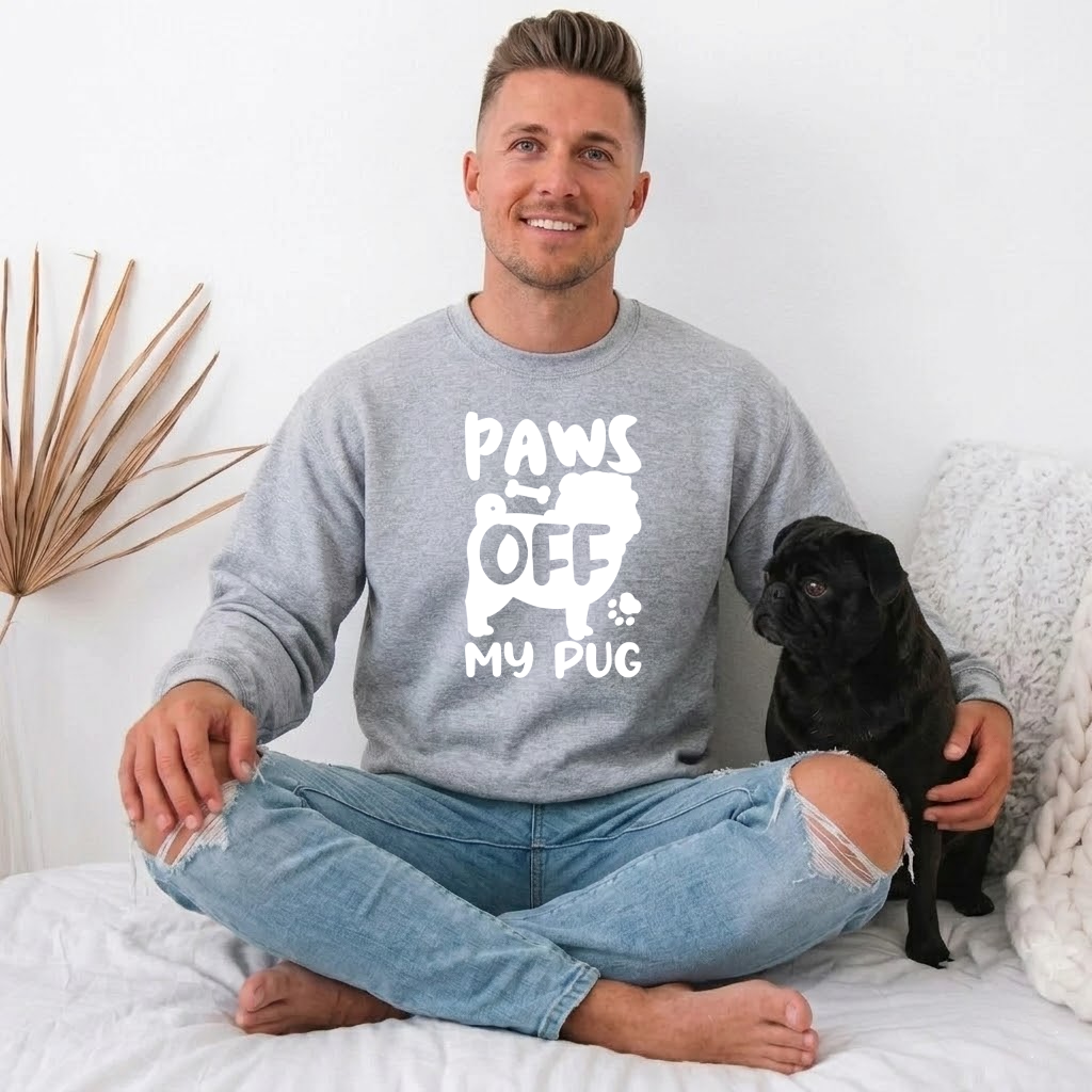 Thor - Unisex Cotton Sweater for Pug Lovers