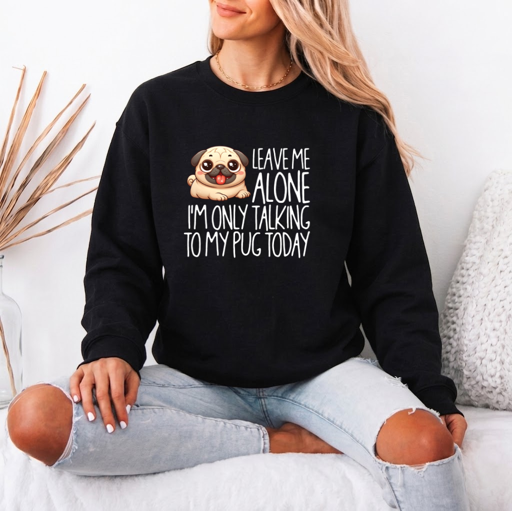 Bronx - Unisex Cotton Sweater for Pug Lovers