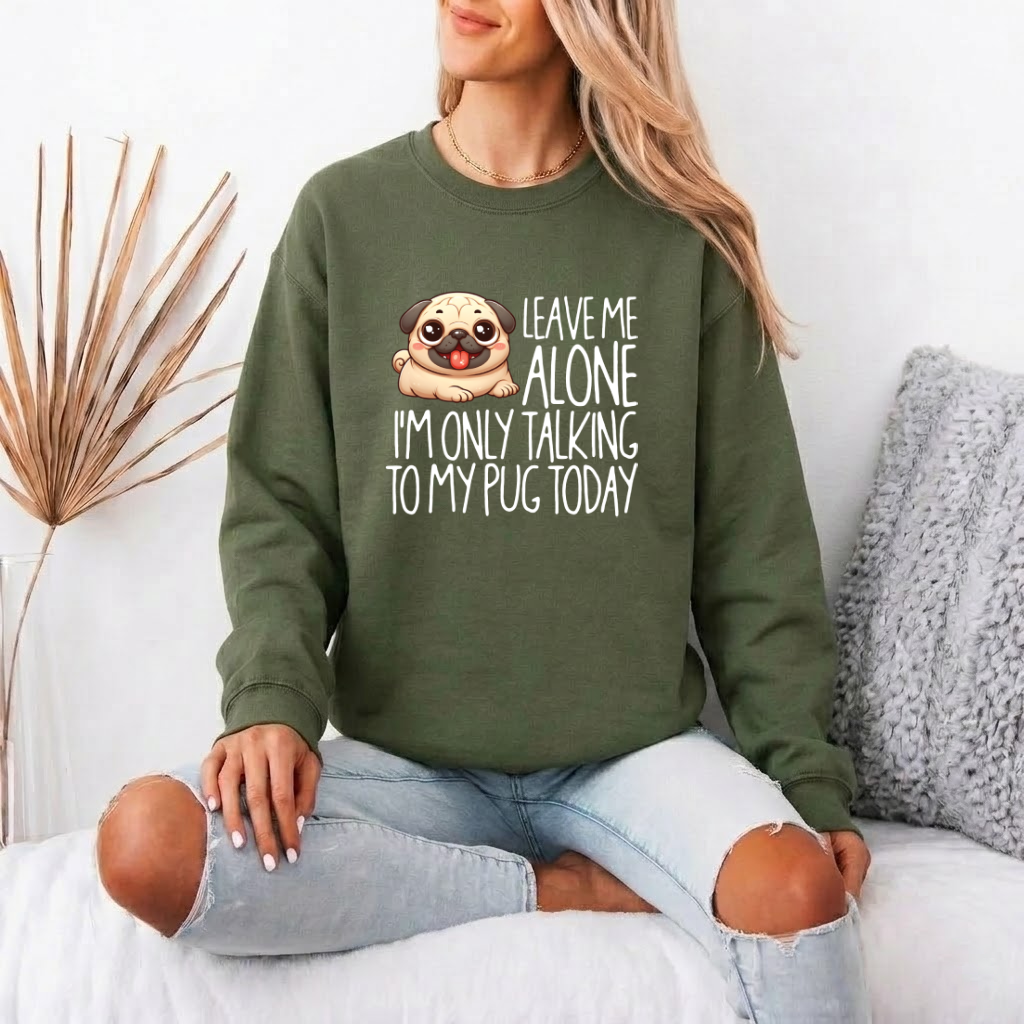 Bronx - Unisex Cotton Sweater for Pug Lovers