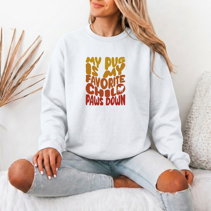 Zara - Unisex Cotton Sweater for Pug Lovers