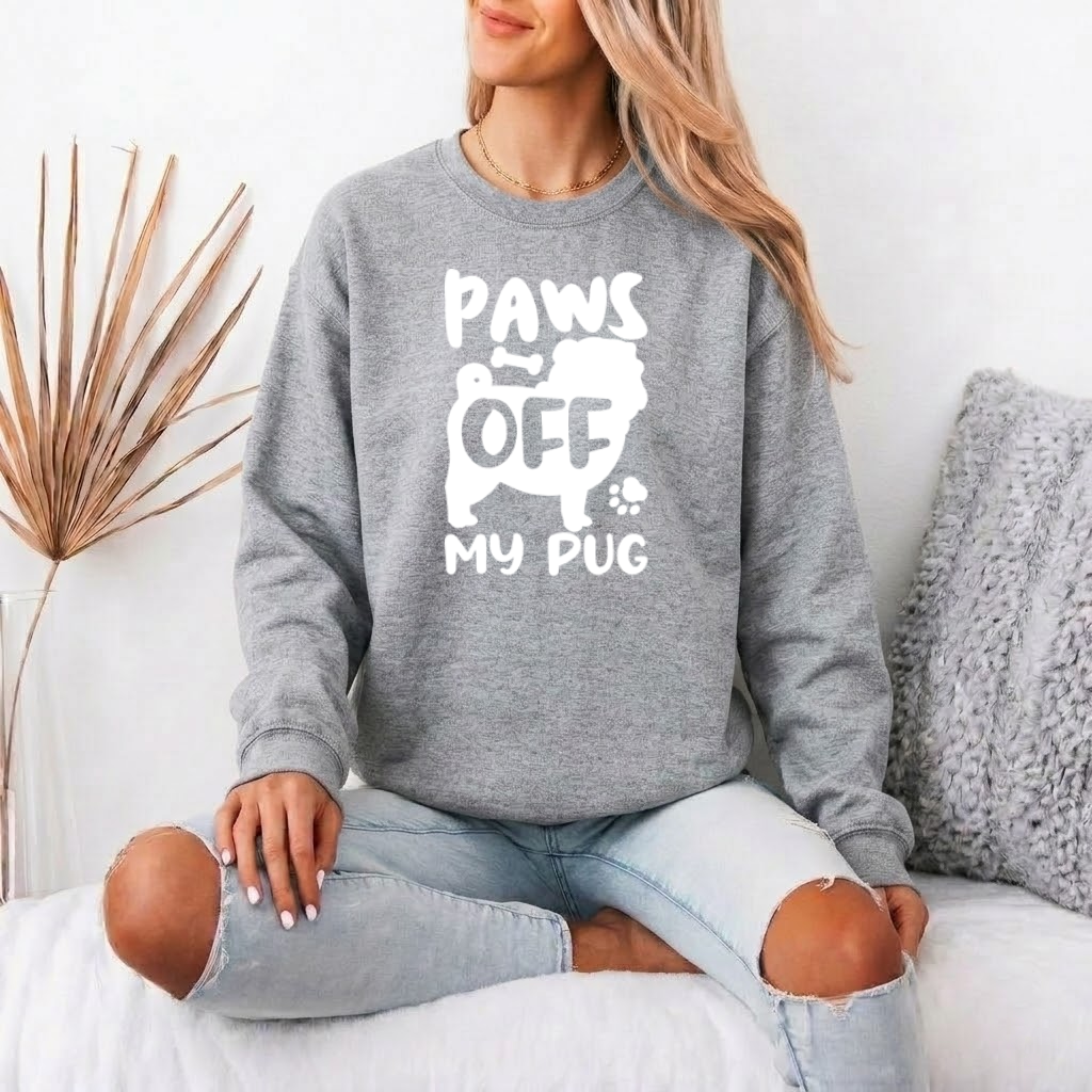 Thor - Unisex Cotton Sweater for Pug Lovers