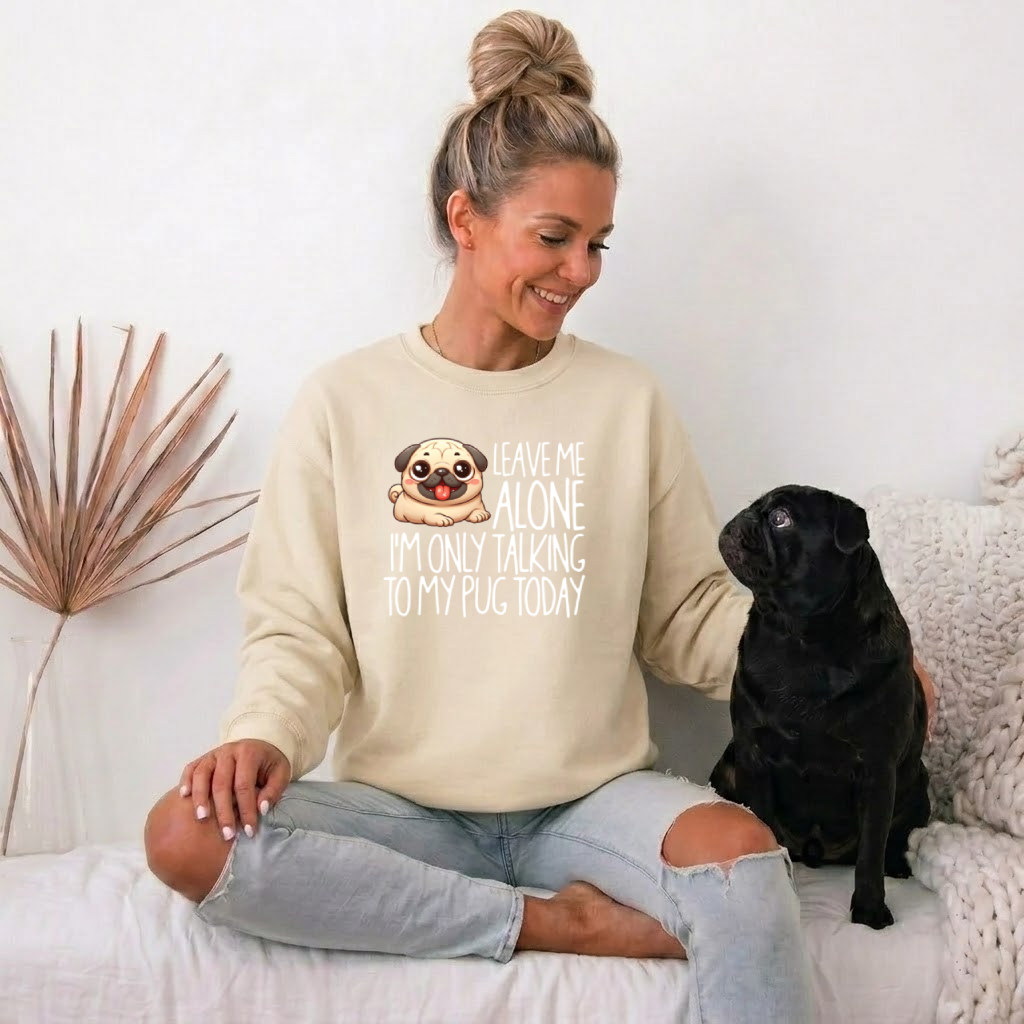 Bronx - Unisex Cotton Sweater for Pug Lovers