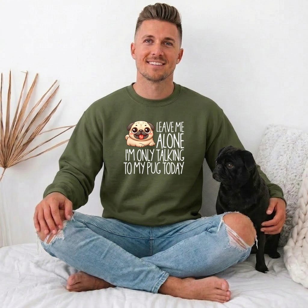 Bronx - Unisex Cotton Sweater for Pug Lovers