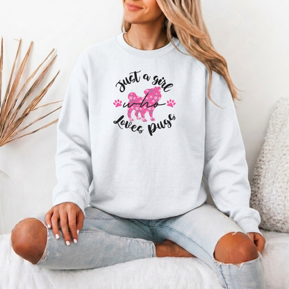 Coco - Unisex Cotton Sweater for Pug Lovers