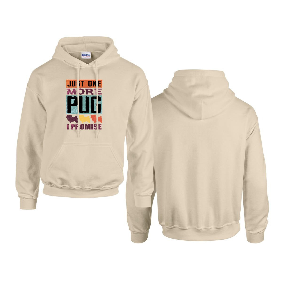 Zara  - Pug Lover Hoodie – Essential Unisex Cotton Sweatshirt