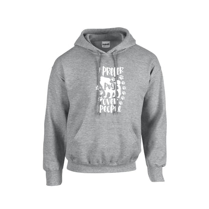 Charlie - Pug Lover Hoodie – Essential Unisex Cotton Sweatshirt