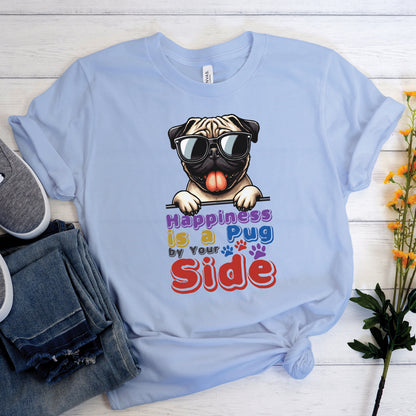 Roey - Unisex Pug T-Shirt – Premium Cotton Dog Lover Tee