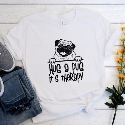 Daisy- Unisex Pug T-Shirt – Premium Cotton Dog Lover Tee