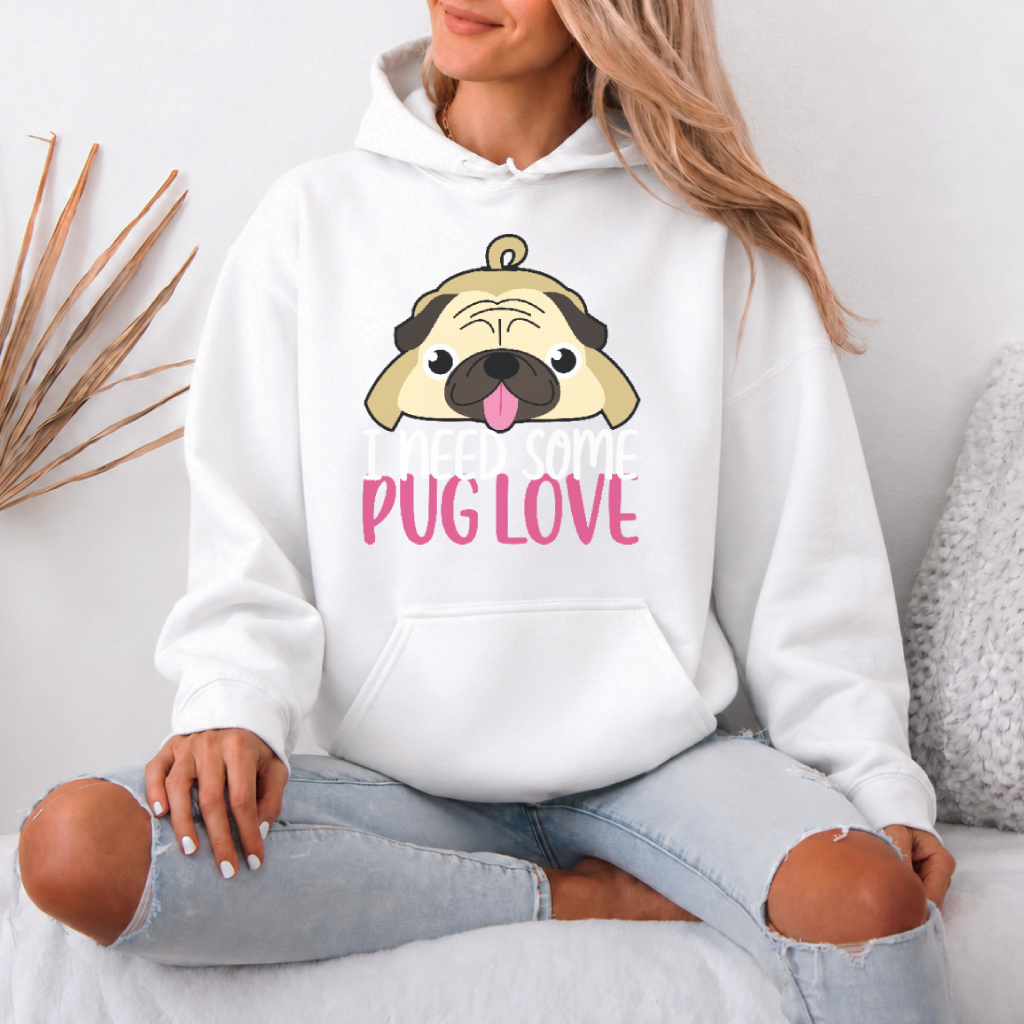 Max  - Pug Lover Hoodie – Essential Unisex Cotton Sweatshirt