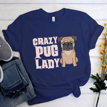 Luna - Unisex Pug T-Shirt – Premium Cotton Dog Lover Tee
