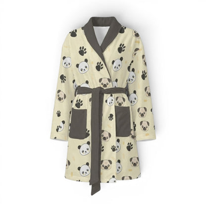 Storm  - Women’s Bathrobe for Pug  lovers