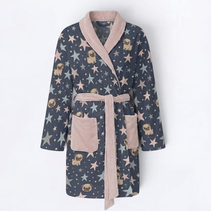 Thor   - Women’s Bathrobe for Pug  lovers