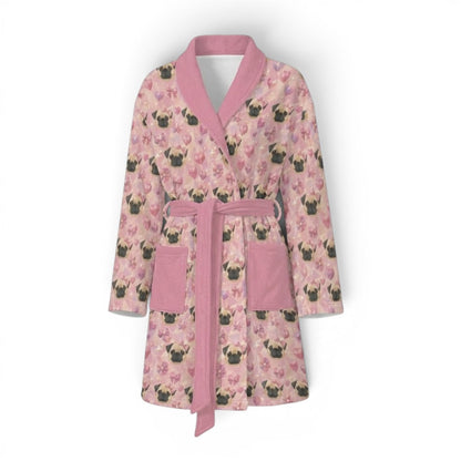 Bear  - Women’s Bathrobe for Pug  lovers