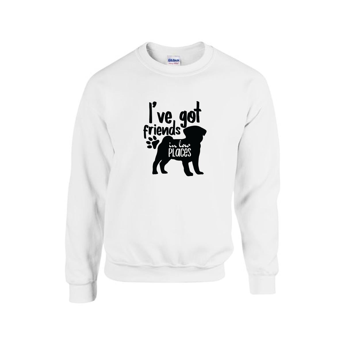 Rosey - Unisex Cotton Sweater for Pug Lovers