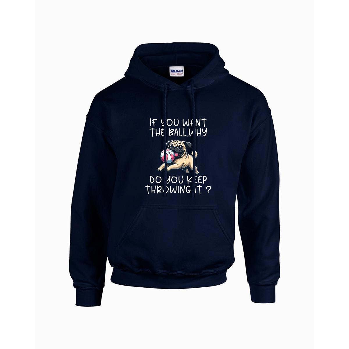 Teddy  - Pug Lover Hoodie – Essential Unisex Cotton Sweatshirt