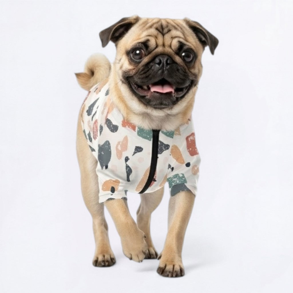 Roxy    - Pug Zip Up Sweater