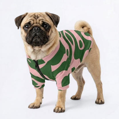 Honey  - Pug Zip Up Sweater