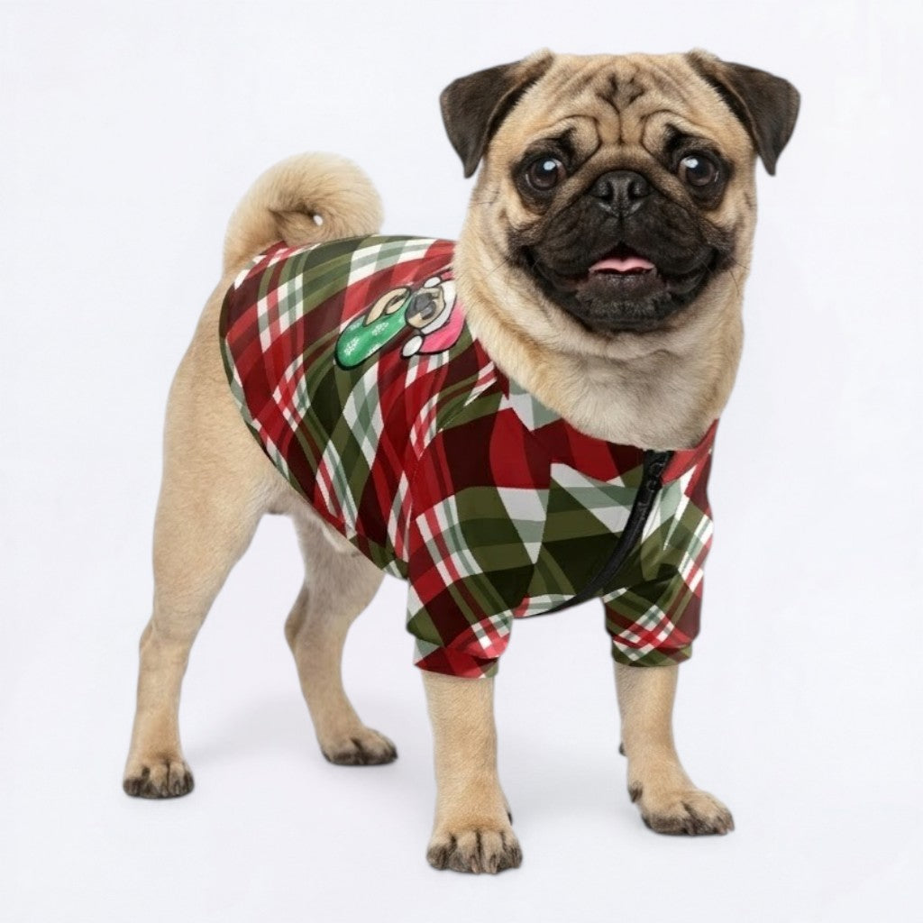 Zara - Pug Zip Up Sweater