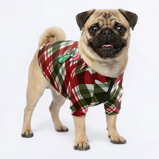 Zara - Pug Zip Up Sweater