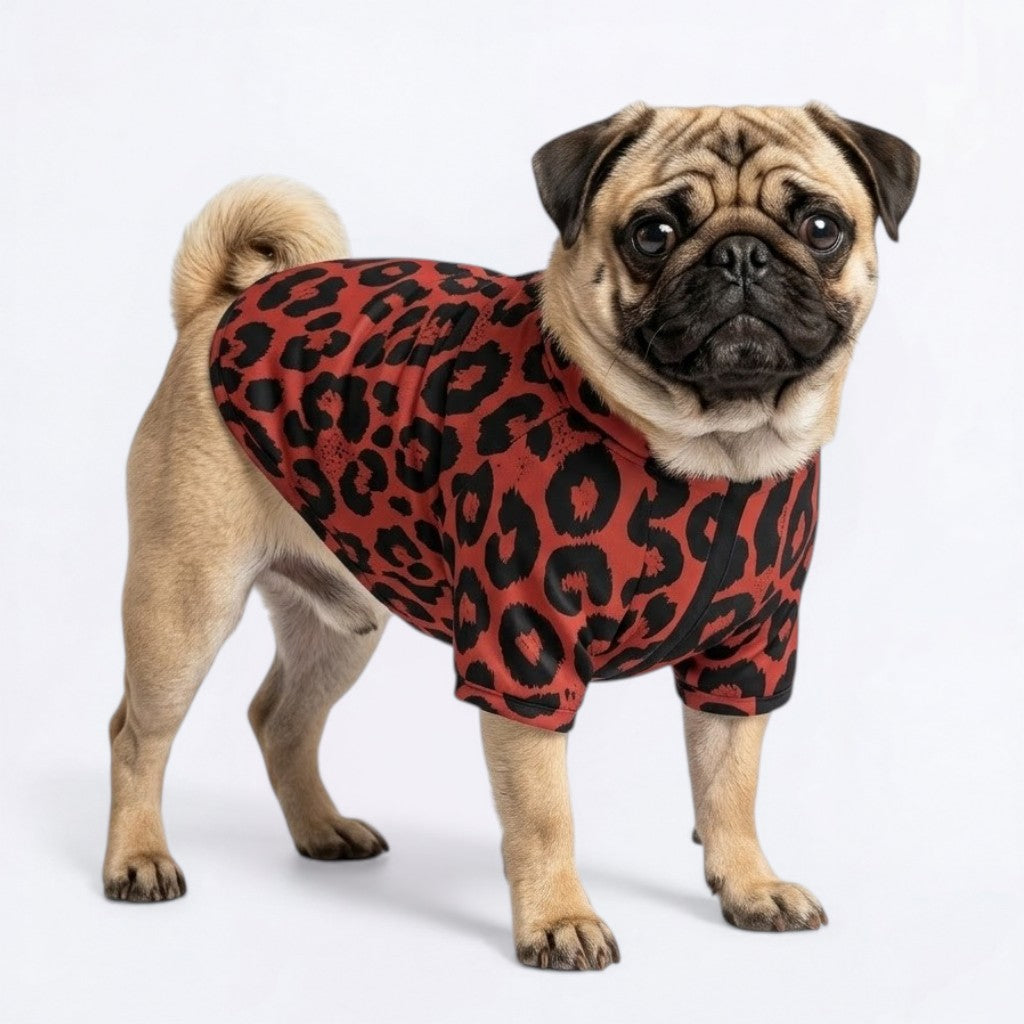 Juno   - Pug Zip Up Sweater