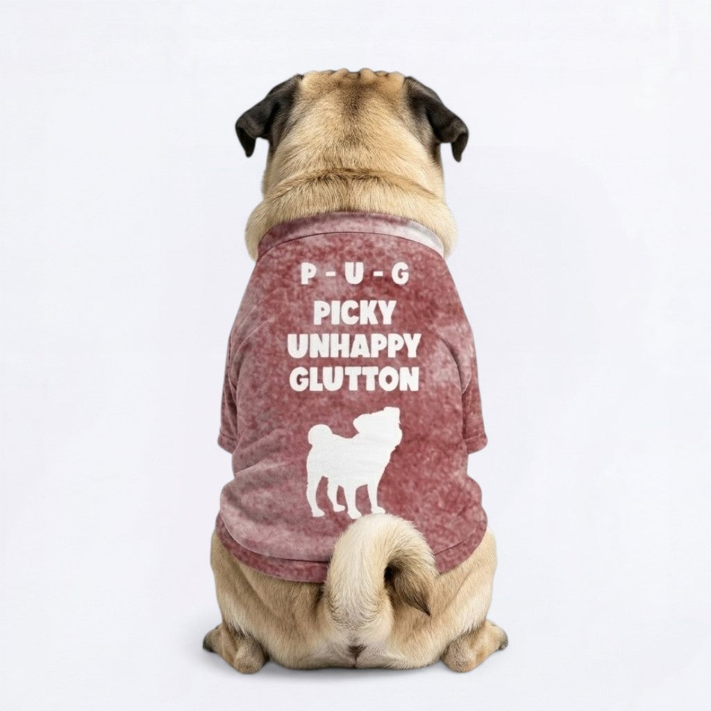 Hunter  - Pug Zip Up Sweater