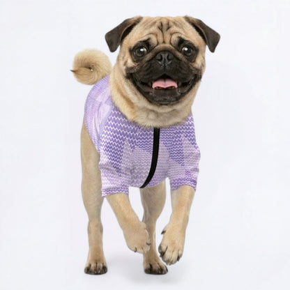 Cleo   - Pug Zip Up Sweater