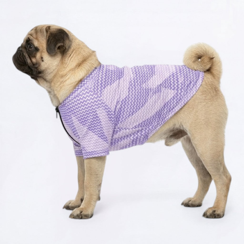 Cleo   - Pug Zip Up Sweater
