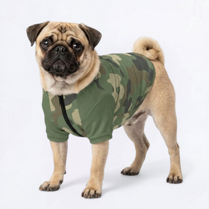 Remy   - Pug Zip Up Sweater