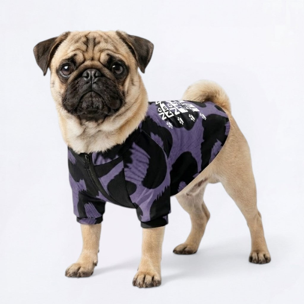Toby - Pug Zip Up Sweater