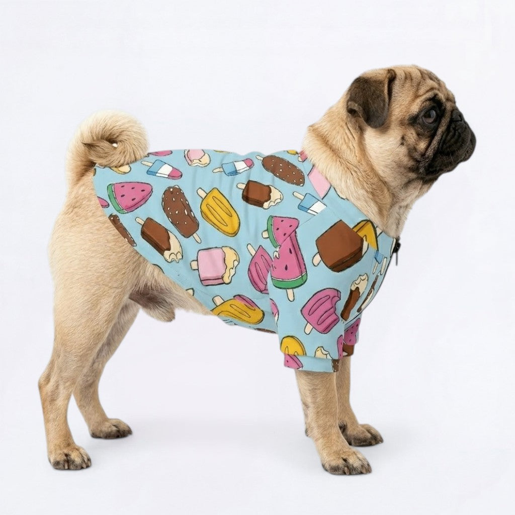 Simba   - Pug Zip Up Sweater
