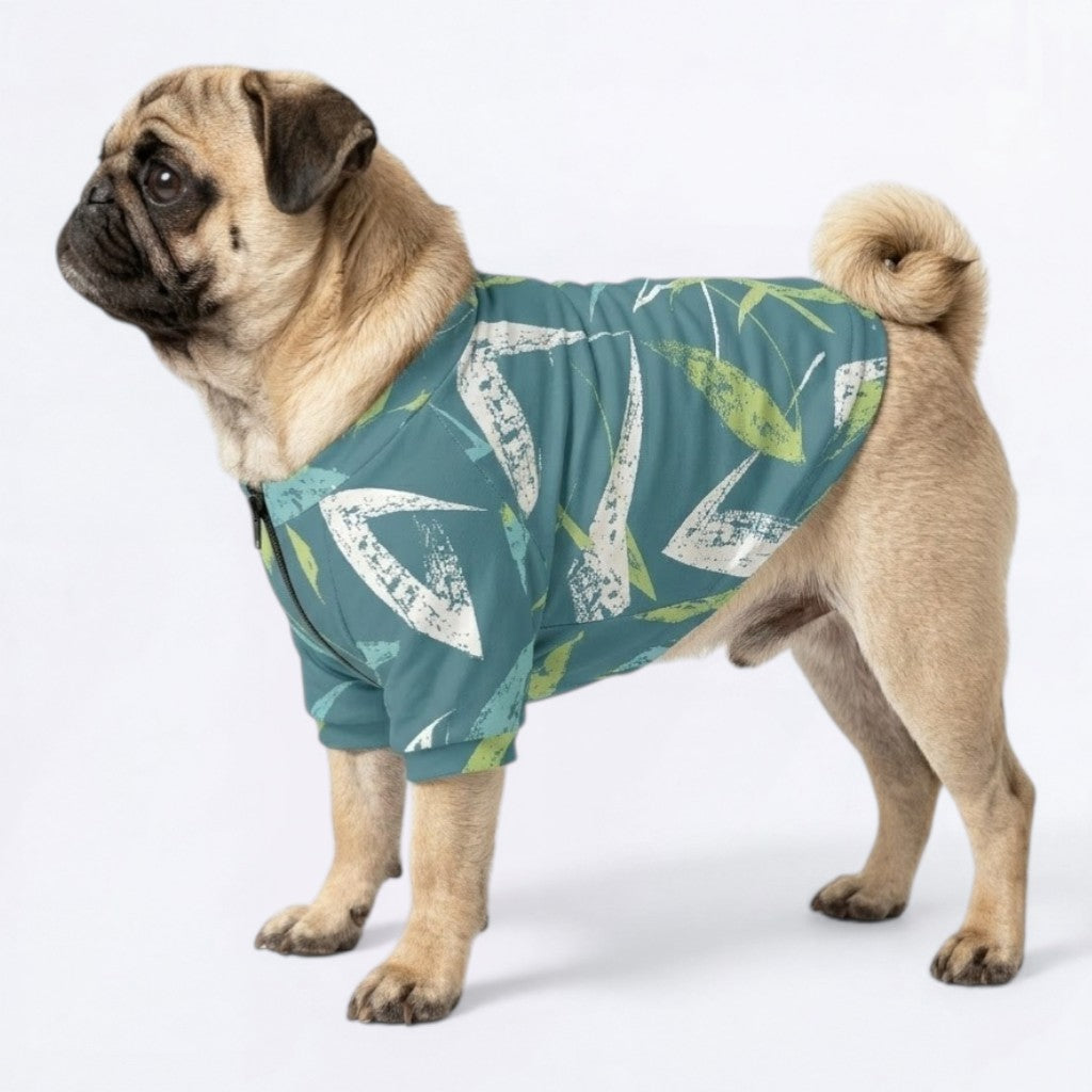 Nova  - Pug Zip Up Sweater