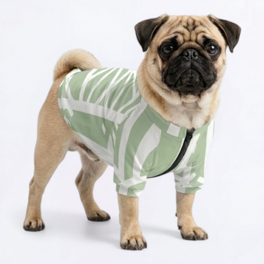 Ace - Pug Zip Up Sweater