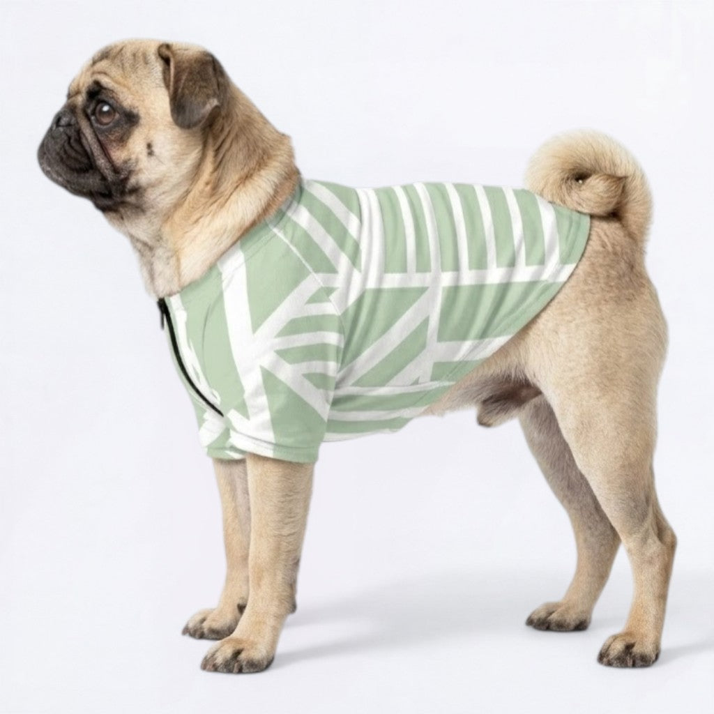 Ace - Pug Zip Up Sweater