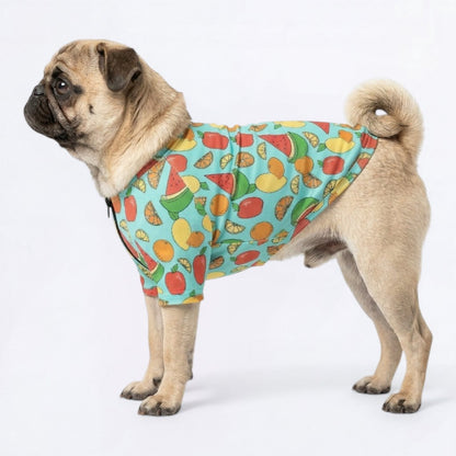 Apollo Pearl- Pug Zip Up Sweater