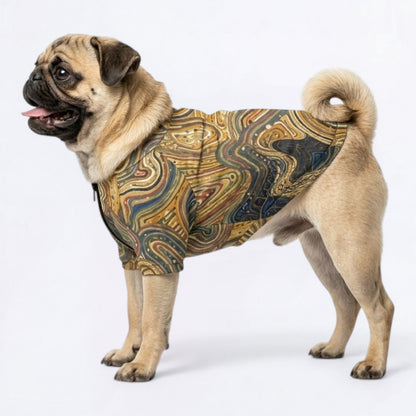 Coco   - Pug Zip Up Sweater